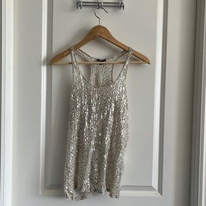 Club Monaco Super Sexy Racer Back Tank Top | Size Small